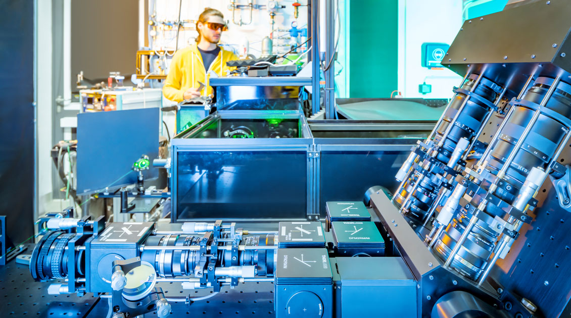 Technische Anlagen im Forschungslabor von Clean Circles