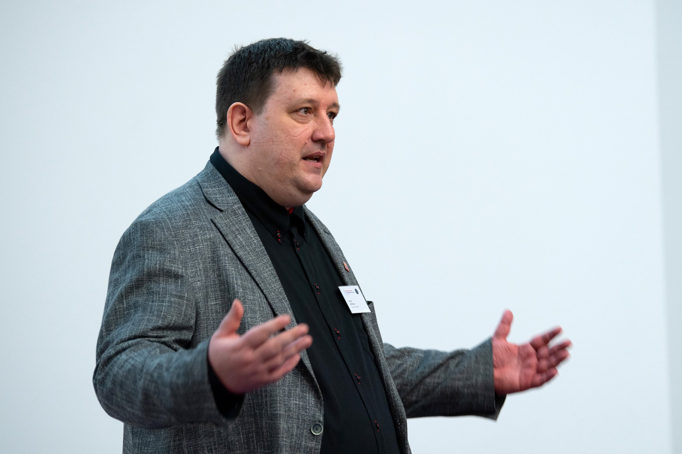 Prof. Dr. Ralf Dörner bei einem Vortrag anlässlich des Infotages des PZAI. 
