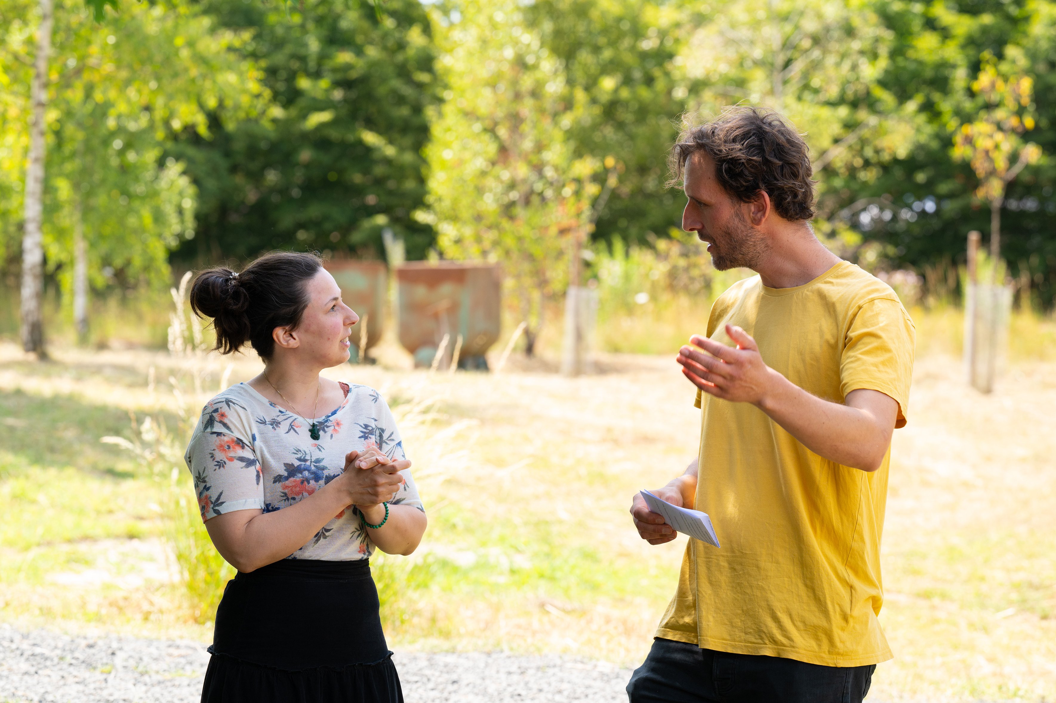 Dr. Wencker und Nils Mosh im Gespräch