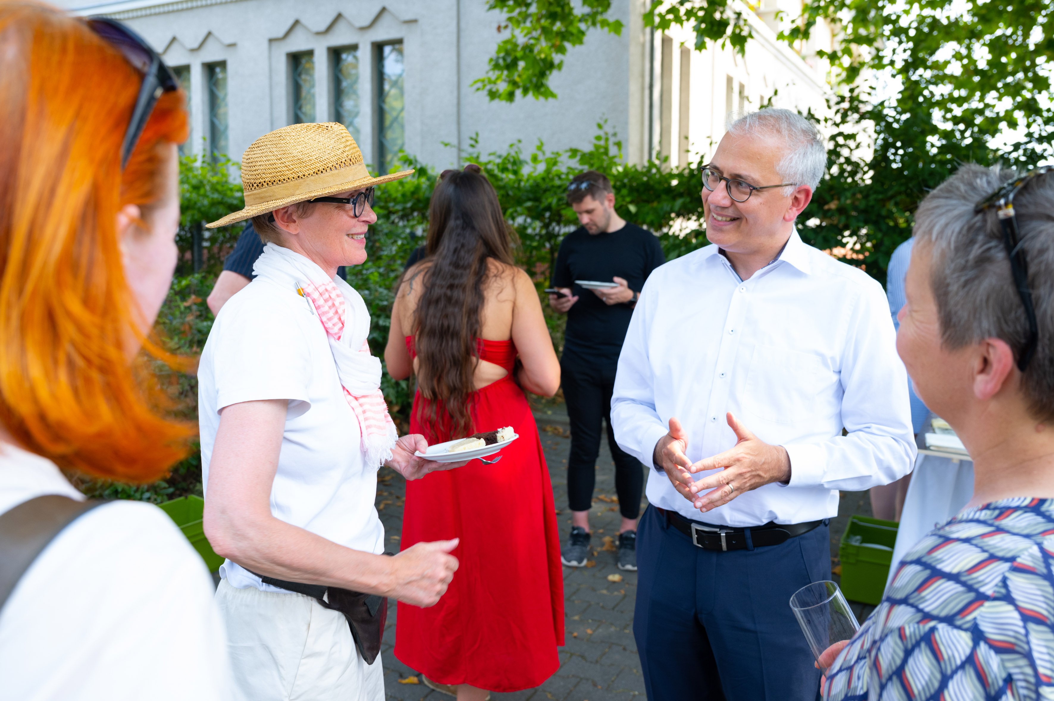 Prof. Mensing mit Minister Al-Wazir