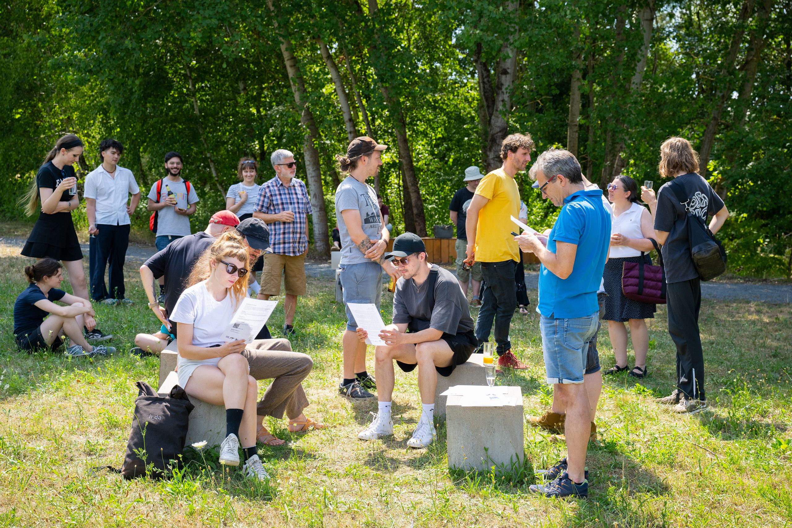 Lauschen auf der Outdoor-Soundanlage